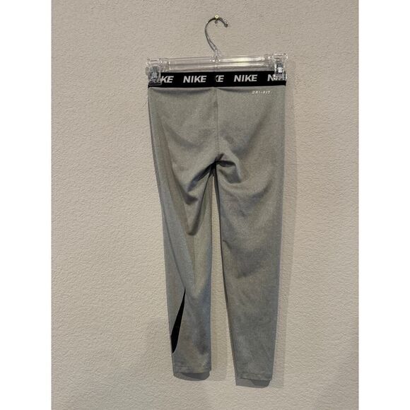 Nike DriFit Kids Leggings Gray 6x/L - Picture 2 of 5